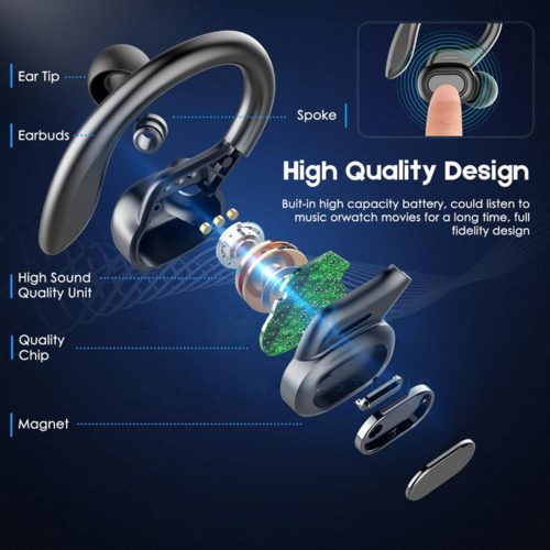 LED Display TWS Sport headphones For Iphone Huawei